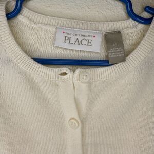 The Children’s Place Toddler Girl White Shrug – Size 3T – Gently Worn